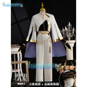 Tamaki Cosplay Costume Game Nu: Carnival Mysterious Male Fashion Uniform Coat Lining Pants Halloween Party Outfit Men