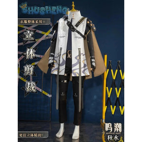 Wuthering Waves Aalto Intelligence Merchant Cosplay Costume Fashionable Handsome Accessories Props Halloween Party Men Uniform