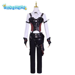 Game Love Deepspace Heroines Cosplay Costume Wig Abysswalker Hunter Uniform Halloween Party Outfit for Women Girls Anime Clothes