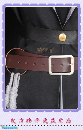Game Identity ⅤAda Mesmer Psychologist Cosplay Costume Psychologist  Black  Woman Sexy  Suit