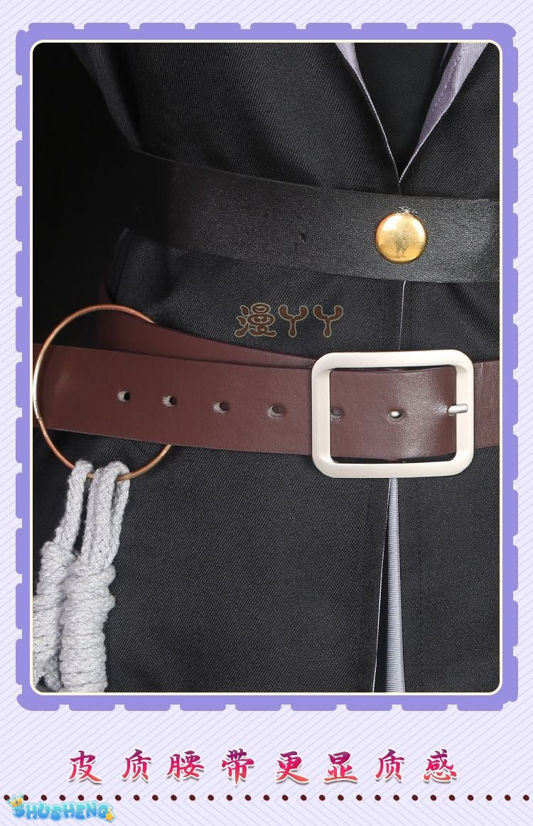 Game Identity ⅤAda Mesmer Psychologist Cosplay Costume Psychologist  Black  Woman Sexy  Suit