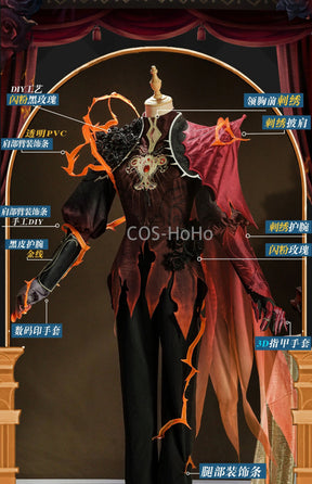 Shusheng-R COS-HoHo Identity V Knight Rare Fashion Game Suit Handsome Uniform Cosplay Costume Halloween Party Role Play Outfit Men S-XXL