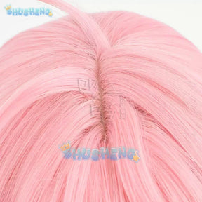 Encore Cosplay Wig Game Wuthering Waves Pink Hair Heat-resistant Fiber Hair Wig Cap Playable Fusion Congenital Resonator