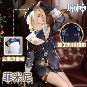 Genshin Impact Freminet Cos Men Dreaming Costume Game Anime Party Fontaine Uniform Hallowen Play Role Clothes Clothing New Skin