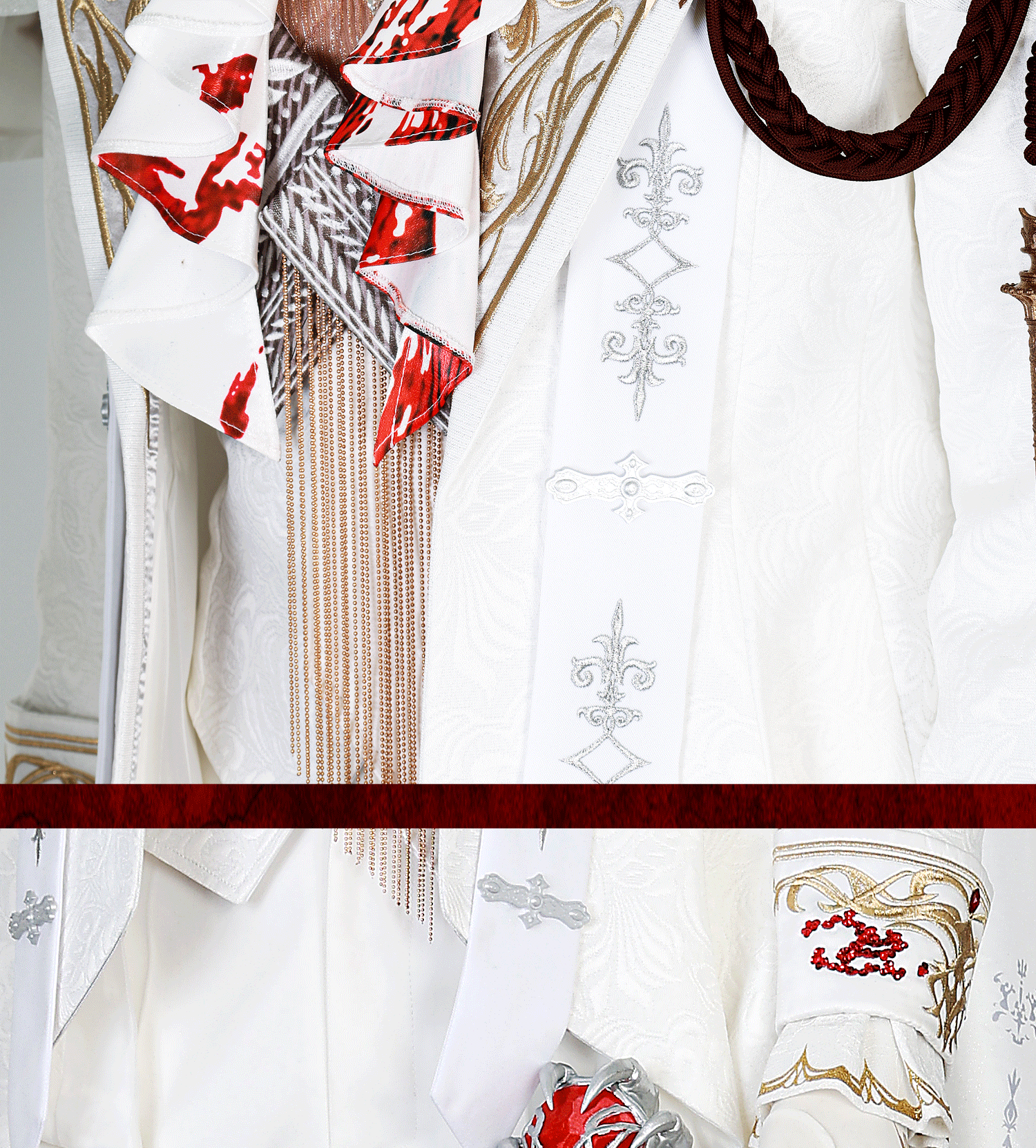 Shusheng-N Love and Deepspace Sylus Cosplay Costume Anime Party Fashion Handsome Uniform Halloween Role Play Clothing