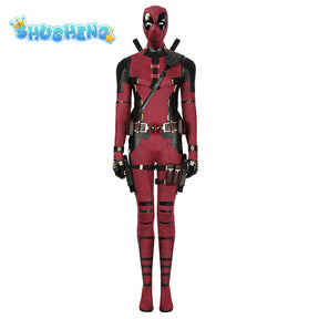 Superhero Deadpool Cosplay Jumpsuit Cosplay Costume Women Halloween Zenti James Howlett Party Bodysuit