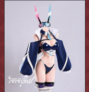 Shusheng-R Game Azur Lane USS New Jersey Racing Suit  Cosplay Costume S-XXL