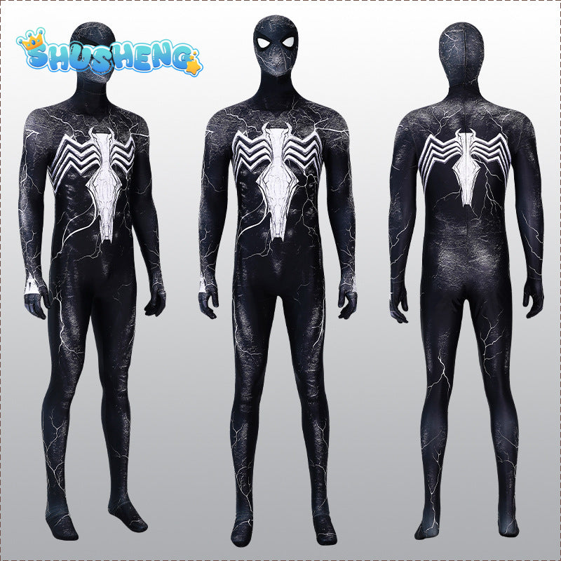 PS5 Spider Man Venom Suit Cosplay Costume Superhero Jumpsuit Comic-con Carnival Masquerade Party Props Bodysuit X-mas Gift Adult