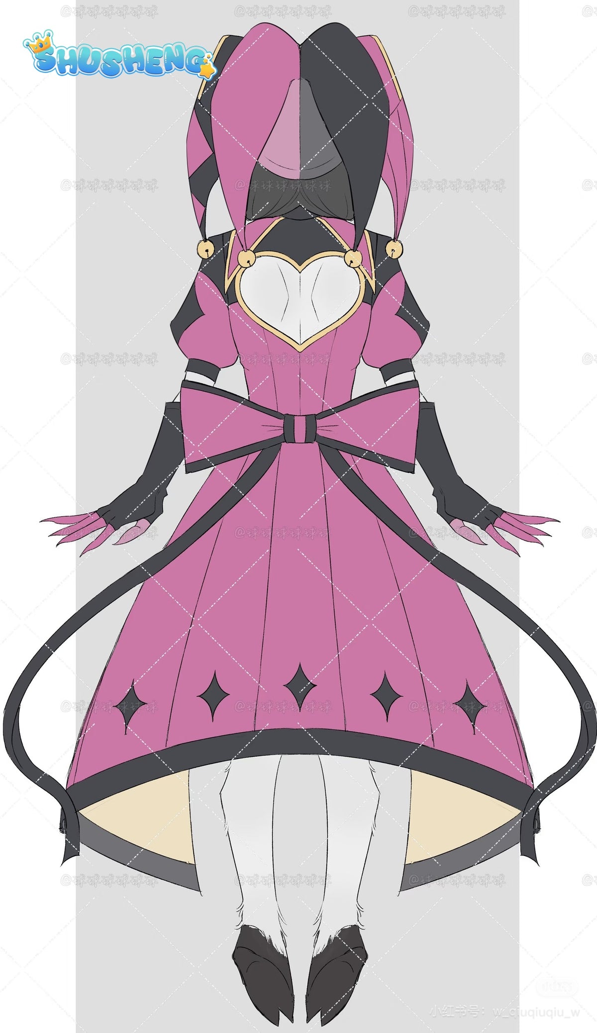 deposits！！Cosplay Series: Mononoke- Freak Circus-Colombina （doujin）Cosplay Costume presale  the fan artist authorization