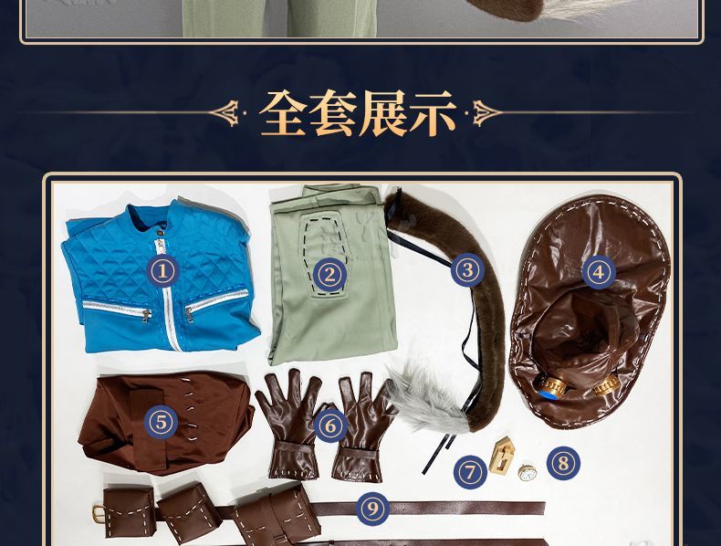 Identity V Norton Campbell Prospector Cosplay Costume Cos Game Anime Party Uniform Hallowen Play Role Clothes Clothing