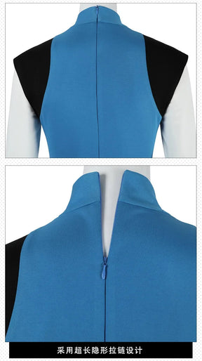 Shusheng-R Dispatch Blonde Blazer Cosplay Costume Superhero 3D Jumpsuit Shoes Sexy Women Zentai Female Halloween Party Bodysuit