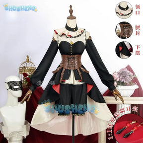 BanG Dream Ave Mujica Doloris Misumi Uika Cosplay Costume Uniform Halloween Carnival Party Christmas Play Role Clothes Clothing