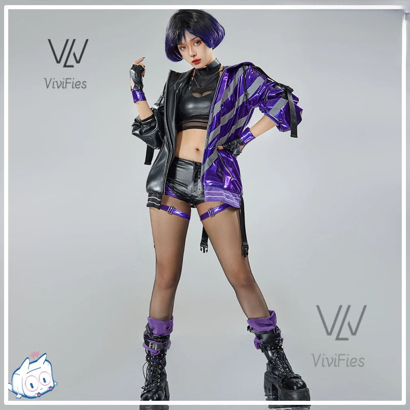 Game Tekken 8 Ling Reina  Cosplay Fantasia Costume Disguise for Adult Women Tops Shorts Outfits Halloween Carnival Party Clothes