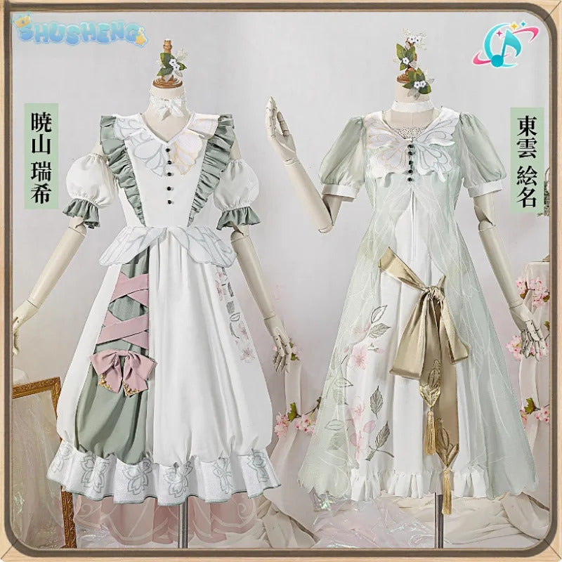 Akiyama Mizuki Shinonome Ena Project Sekai Colorful Stage!Miku Cosplay mfy Costume Halloween New Sweet Dress Woman Complete Set
