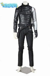 Bucky Halloween Carnival Cosplay Captain America 2 Costume Outfit Fancy Armor Harness Outfit