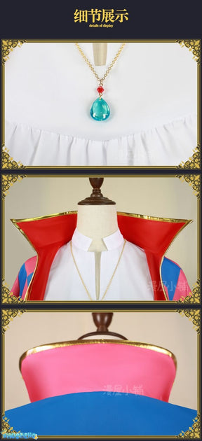 Howl Cosplay Costume Anime Full Set With Jacket Shirt Pants Necklace Earnings For Halloween Comic Con Big Size Howl Outfits