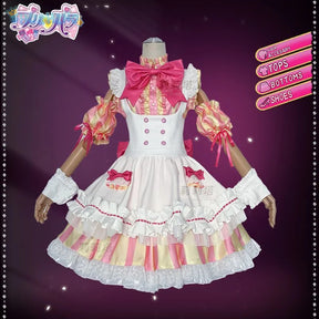 Anime Manaka Laala Pripara Cosplay Costume New Sweet Lolita Dress Wig Accessories Props Uniform Men and Women Cute Maid Set