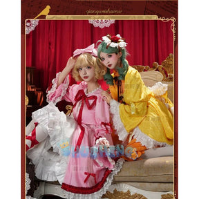 Anime Rozen Maiden Hinaichigo Souseiseki Cosplay Costume Halloween Carnival Sweet and Cute Lolita Dress and Accessories Girl Set
