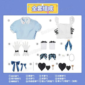 LoveLive μ's X GIGO Full Set Cosplay‌‌ Concert Costume Maid Uniform Halloween Carnival Party Christmas Play Role Clothing