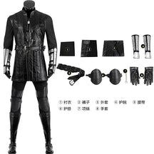 Geralt Witcher 3 Wild Hunt Cosplay Geralt Costume Men Handsome Black Leather Coat Belt Gloves Party Halloween Uniform Full Set