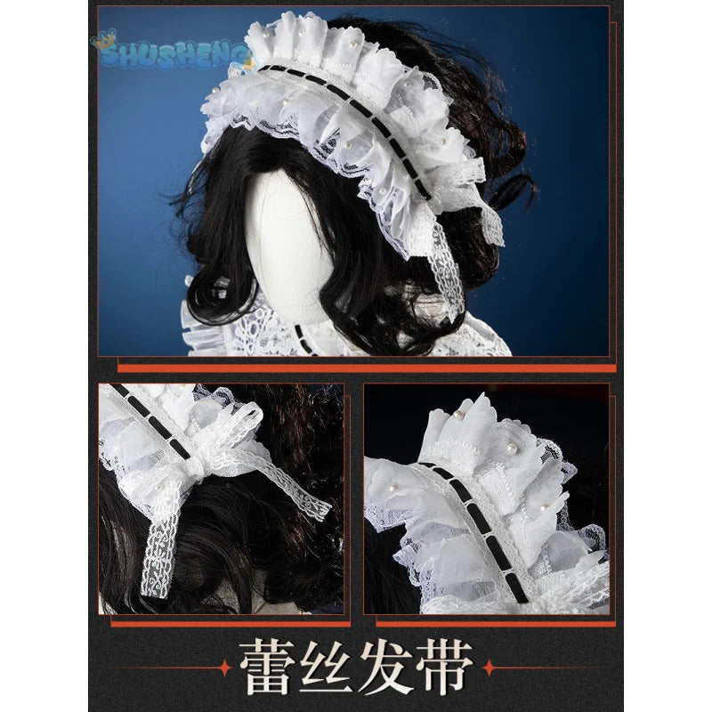 Tuesday Christine game reverse: 1999 cosplay costume sweet sexy dresses and accessories props for men women Halloween party set