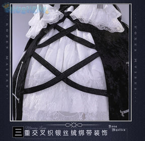 Anime Roses Maiden Cosplay Sui gin tou Mercury Lamp Costume Dark Gothic Lolita Dress High Quality Halloween Uniform Accessories