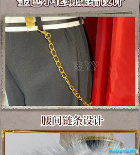 VTuber NIJISANJI Virtual YouTuber Kuzuha Cosplay Costume Black Evening Dress Cloak Wig Man Woman Carnival Masked Ball Suit