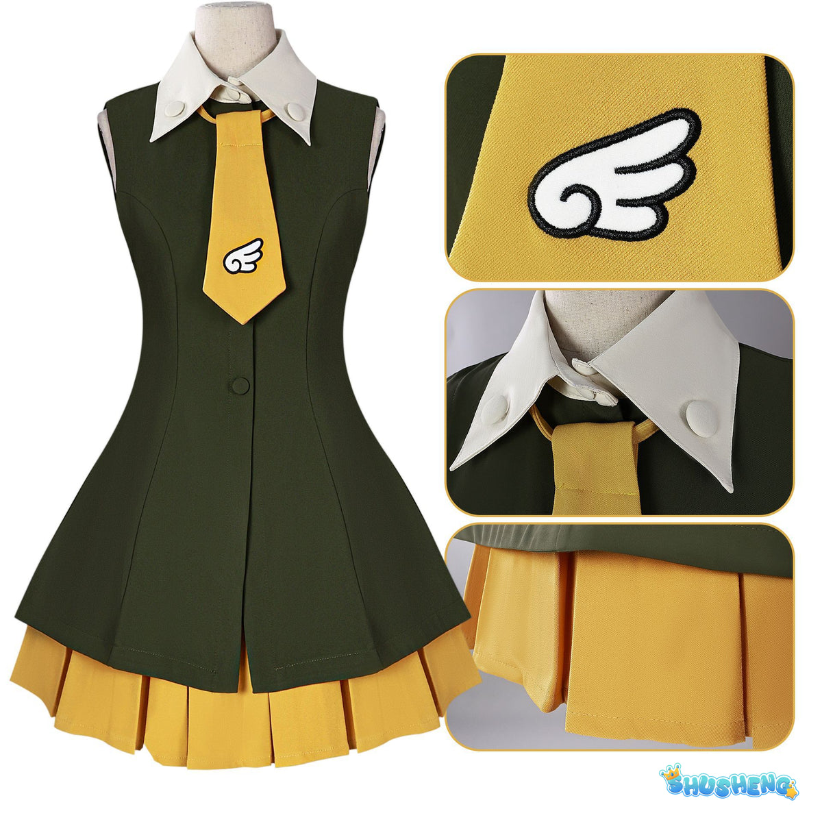 Kinomoto Sakura Cosplay Card Captor Sakura Costume  Anime Travel Uniform Roleplay Halloween Party Carnival Clothing