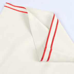 Anime dandadan Momo Ayase cosplay red costume coat dress socking earrings Hallowmas carnival play role clothes clothing