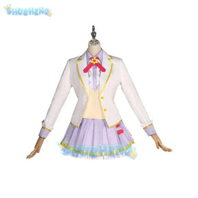 Aikatsu! Series Venus Ark Cosplay Costume School Uniform Halloween Carnival Party Christmas Play Role Clothes Clothing for Women