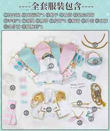 Anime BanG Dream! Kokoro Tsurumaki Cosplay Costume Dress Hat Glove Coat Hat Props Full Set Halloween Sweet Woman Lolita Uniform
