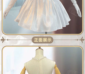 Takanashi Rikka Cosplay Anime Love, Chunibyo & Other Delusions Costume Gorgeous Wedding Dress and Accessories Halloween uniform