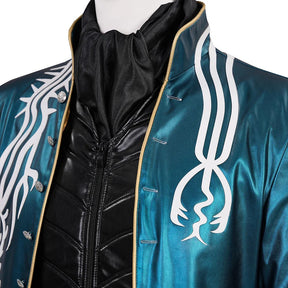 Game Devil May Cry Vergil Cosplay Costume Uniform Halloween Carnival Party Christmas Play Role Clothes Clothing for Men