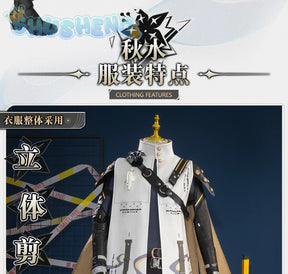 Wuthering Waves Aalto Intelligence Merchant Cosplay Costume Fashionable Handsome Accessories Props Halloween Party Men Uniform