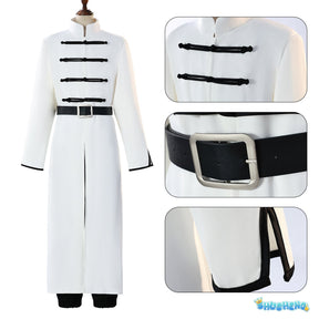 Kamui Anime GINTAMA Cosplay Costume Prop Braid  Grey Clock Pant Black Suit Men Women Halloween Party Roleplay Customized