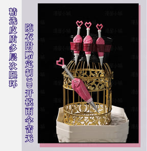 Kiriko Overch 2 Cosplay Costume Dancing Lightly in the Rain Halloween Party Sweet Dress Coat Prop Women Uniform Suit