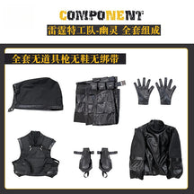 Thunderbolts Ghost Cosplay Costume Uniform Halloween Carnival Party Christmas Play Role Clothes Clothing for Women