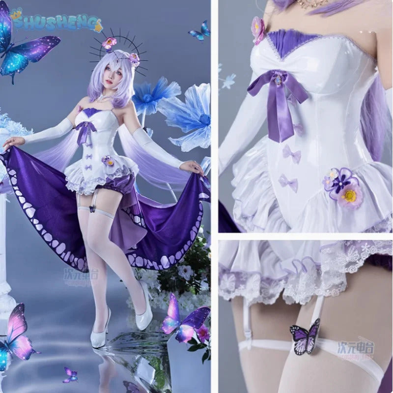 Game Honkai：Star Rail Castorice Cosplay Costume Halloween party new sweet dress wig accessories props Woman uniform set