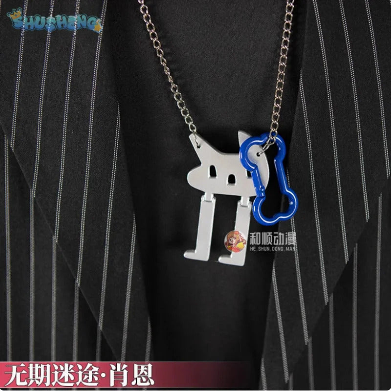 Game Path to Nowhere  MBCC-S-885 Sean Cosplay Costume Hat necklace belt jacket props wig set Halloween men women uniform