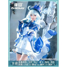 Fontaine Furina Focalors Cosplay Costume Genshin Furina Costume Impact Furina Cosplay Black White Uniform Wig Hat Comic Con Cos