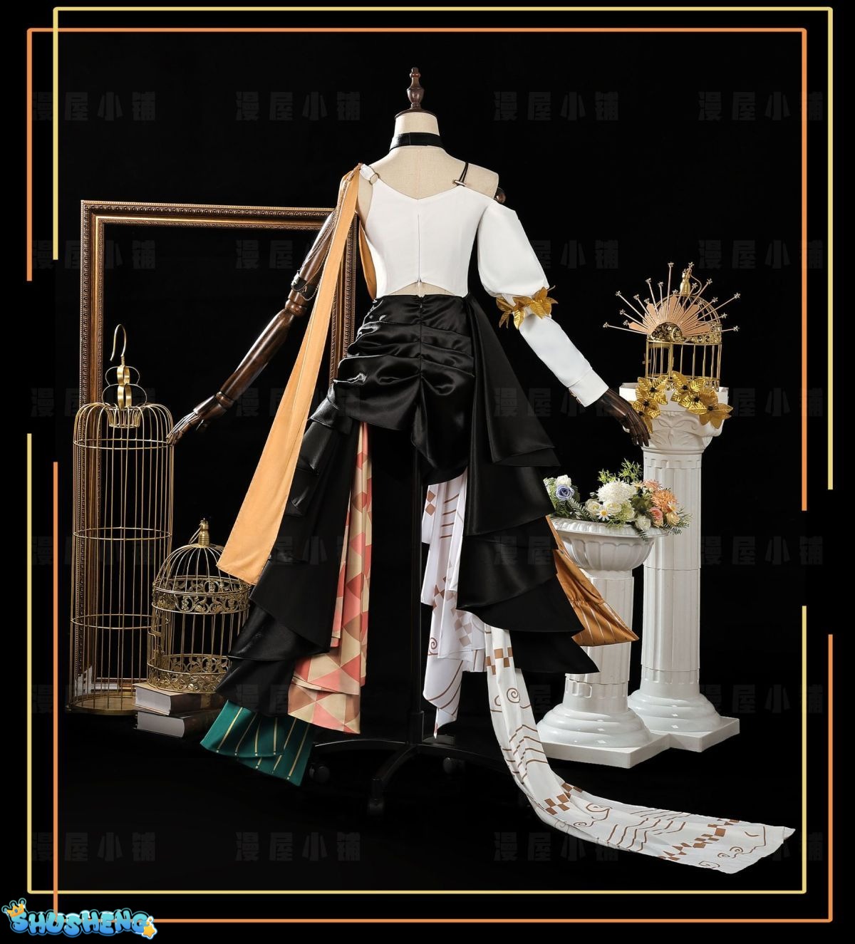 Arknights Muelsyse Walk the Golden Dream Cosplay Costume Girls Anime Game Character Outfit Official Rhodes Island Operator Dress