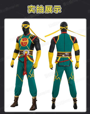 ‌Iron Fist‌‌Lin Lie‌ Cosplay Costume Uniform Halloween Carnival Party Christmas Play Role Clothes Clothing for Men