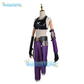 LOL Jinx Arcane Cosplay Costume Loose Cannon Outfit Game Cos Women Explosive Loli Bomb Style Halloween Party Dress Custom