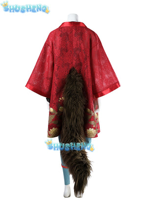 Pingping Game Black Myth Wukong Cosplay Costumes Ping ping Dress Tail Role Play Uniform Halloween Party Dressing for Women