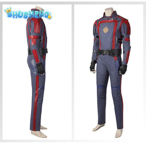 Guardians of the Galaxy 3 Star Lord Cosplay Costume Kids Men Peter Quill Superhero Halloween Bodysuit Jumpsuit Zentai Suit