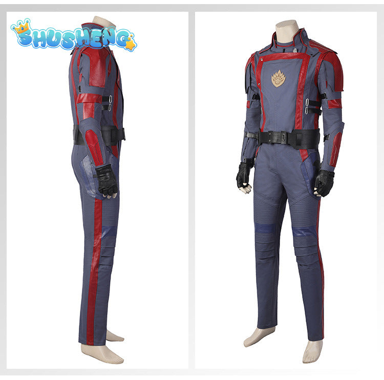 Guardians of the Galaxy 3 Star Lord Cosplay Costume Kids Men Peter Quill Superhero Halloween Bodysuit Jumpsuit Zentai Suit