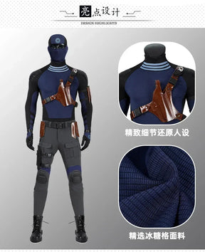Daredevil Born 2 Bullseye Cosplay Costume Uniform Halloween Carnival Party Christmas Play Role Clothes Clothing for Men