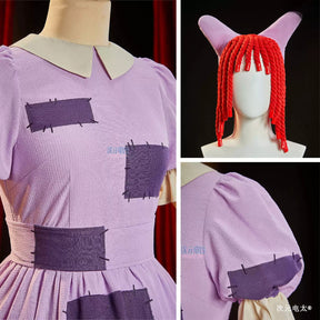 Shusheng-R Anime The Amazing Digital Circus Gangle Patch Dress Cosplay Costume S-XL