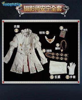 Identity V Joseph Photographer Game Suit Gorgeous Handsome Cosplay Costume Halloween Party Role Play Outfit S-XXL