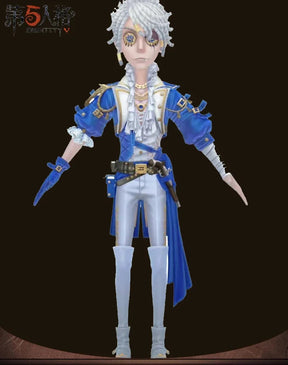 Shusheng Identity V Luca Balsa Prisoner Cosplay Costume Silhouette Uniform Halloween Carnival Party Christmas Play Role Clothes